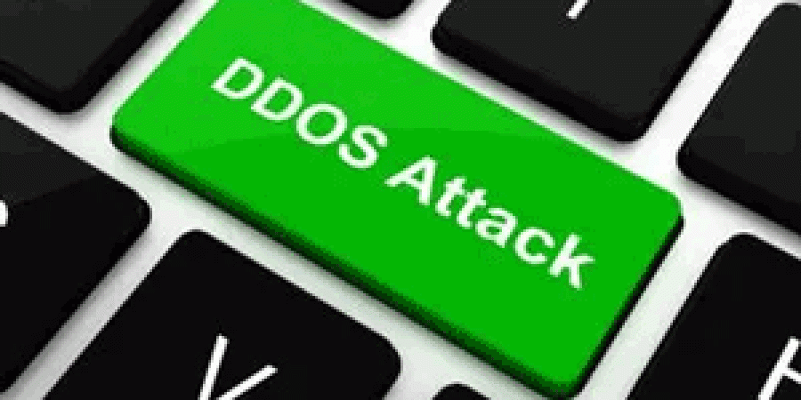 DDOS Attack keyboard button